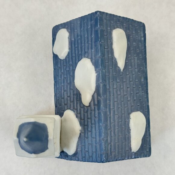 Vintage Lotus Ceramic White Church Figurine Snow Accents Christmas Village 4.5" - Picture 5 of 9